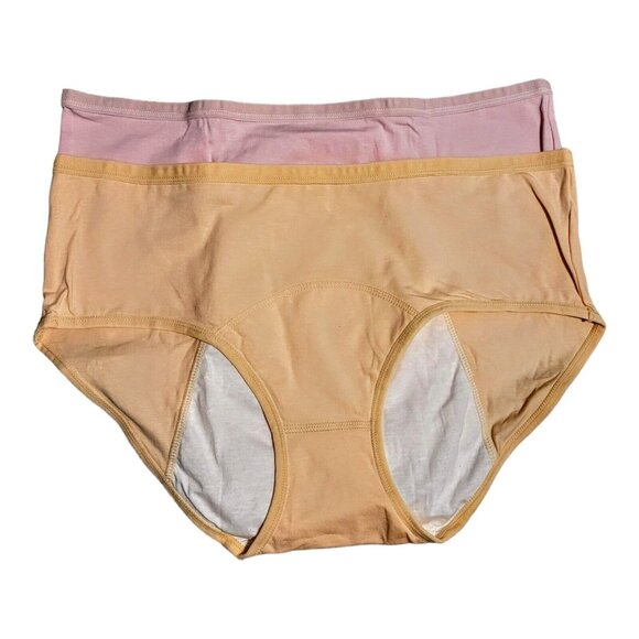 High Cut Panties Women's Size XL (14-16) Peach Pink Gift Teen Stretch Comfort - Picture 2 of 7